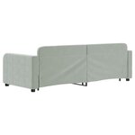 vidaXL Lit de jour avec gigogne et tiroirs sans matelas 80x200 cm