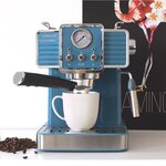 LIVOO DOD174 Machine a café expresso- Réservoir 1,5L - Bleu