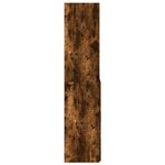 vidaXL Buffet haut chêne fumé 80x42 5x185 cm bois d'ingénierie