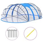 vidaXL Dôme de piscine ovale 620x410x210 cm