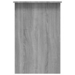 vidaXL Bureau Sonoma gris 100x50x76 cm Bois d'ingénierie