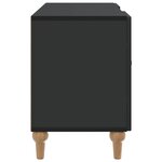 vidaXL Meuble TV Noir 102 x 34 5 x 50 cm Bois d'ingénierie