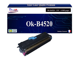 T3AZUR - Toner compatible avec Oki B4520  B4525  B4540  B4545
