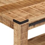 vidaXL Table console 100x35x75 cm bois de manguier massif