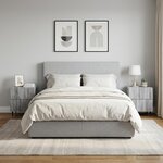 vidaXL Cabinet de chevet 2 Pièces Sonoma gris 43 x 34 5 x 49 5 cm