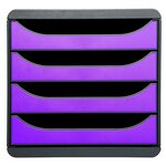 Module De Classement Big Box 4 Tiroirs Iderama - Violet - Exacompta