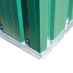 Vidaxl abri de jardin métal vert