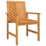vidaXL Ensemble de repas de jardin 5 pièces en bois d'acacia