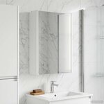 vidaXL Armoire Miroir de Salle de Bain Blanc 33 x 11 5 x 50 cm