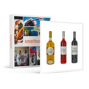 SMARTBOX - Coffret Cadeau Livraison de 6 bouteilles de vin Chelivette rouge et rosé à domicile -  Gastronomie