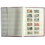 PERFECTA : Classeur fixe pour timbres (Petit modèle-Pages Blanches-32p. Vert)