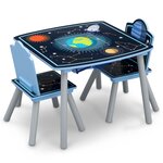Delta children table et chaises enfant avec rangement noir