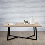Table basse en bois et métal hamilton