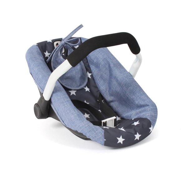 Bayer Chic 2000 708-51 - Siège auto pour poupées Bleu étoiles