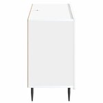 vidaXL Buffet Blanc 89 x 34 5 x 62 cm Bois d'ingénierie