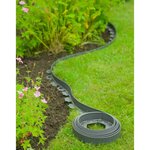 Nature Bordure de jardin 5 cm x 10 m Gris