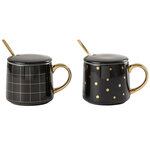 Ensemble de 2 tasses et cuillères amélie