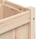 vidaXL Jardinières 2 Pièces bois de pin massif