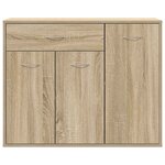 vidaXL Buffet Chêne sonoma 88x30x70 cm Bois d'ingénierie