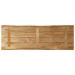 vidaXL Dessus de table bord vivant 140x40x3 8 cm bois de manguier brut