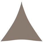 vidaXL Voile de parasol Tissu Oxford triangulaire 4 5x4 5x4 5 m Taupe