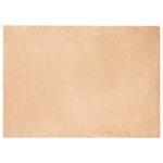 vidaXL Tapis en Fourrure Synthétique de Lapin Taupe 240 x 340 cm