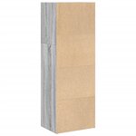 vidaXL Bibliothèque sonoma gris 40x30x114 cm bois d'ingénierie