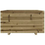 vidaXL Jardinière 90x90x49 5 cm bois de pin imprégné