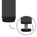 vidaXL Buffet haut noir 35x39x103 5 cm acier