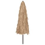 vidaXL Parasol de jardin avec mât en acier marron 324x324x247 cm
