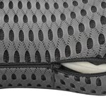 vidaXL Ensemble de Oreillers avec oreiller 2 Pièces Gris Maille 4D