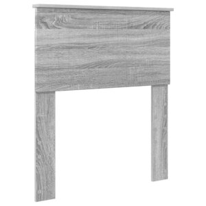 vidaXL Tête de lit Gris Sonoma 75 cm Bois d'ingénierie
