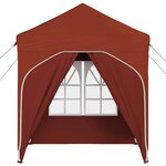 vidaXL Tente de fête pop-up 192 x 192 x 245 cm Terre cuite