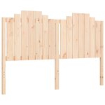 vidaXL Cadre de lit avec tête de lit 160x200 cm bois massif