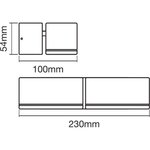 Applique LED extérieure  LEDVANCE ENDURA STYLE MINI SPOT L 4058075205178 LED intégrée  Puissance: 13 W      13 kWh/100