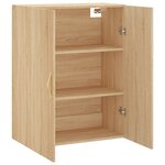 vidaXL Armoire murale chêne sonoma 69 5x34x90 cm