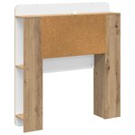 vidaXL Cabinet de Tête de Lit Chêne artisanal Bois d’ingénierie