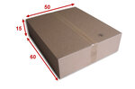 Lot de 5 boîtes carton (n°70b) format 600x500x150 mm