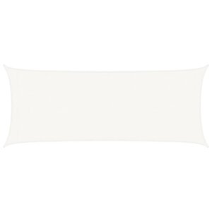 vidaXL Voile d'ombrage 160 g/m² Blanc 2x4 5 m PEHD