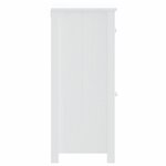 vidaXL Armoire de salle de bain BERG blanc 40x34x80 cm pin massif