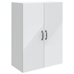 vidaXL Armoire Murale Blanc 66 x 34 5 x 90 cm Bois d'ingénierie
