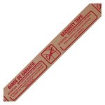 Adhésif pvc industriel imprimé blanc fragile - bande de garantie 33 microns raja (lot de 6)