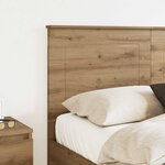 vidaXL Tête de lit Chêne artisanal 135 cm Bois d'ingénierie