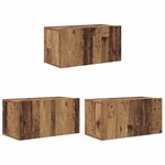 vidaXL Ensemble meuble TV 8 Pièces Bois ancien 60 x 30 x 30 cm