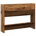 vidaXL Armoire à chaussures murale vieux bois bois d'ingénierie