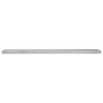 vidaXL Étagère murale flottante Gris béton 120x23 5x3 8 cm MDF