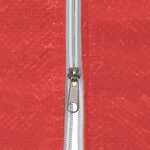 vidaXL Mur de tente de fête 2 Pièces Rouge 400 x 195 cm PE et acier