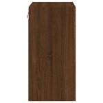 vidaXL Meuble TV mural chêne marron 40 5x30x60 cm bois d'ingénierie