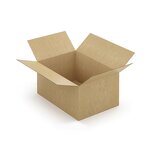 Caisse carton brune simple cannelure raja 50x40x40 cm (lot de 20)