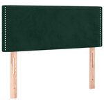 vidaXL Sommier à lattes de lit avec matelas Vert foncé 90x190 cm